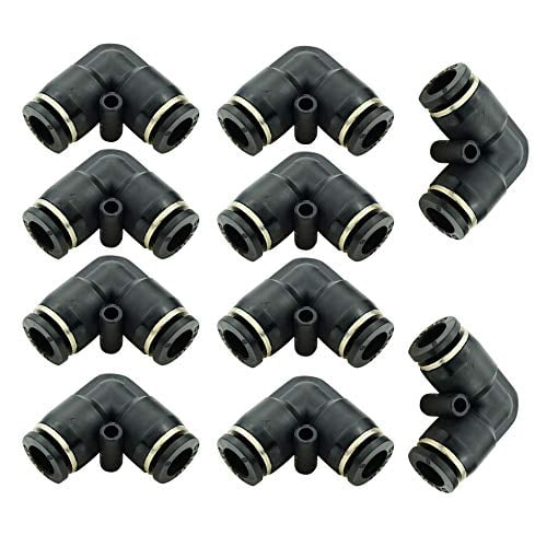 Beduan BPY 4 mm OD Pneumatic Plastic Push to Connect Fittings Union Y Tube （Pack of 10） 